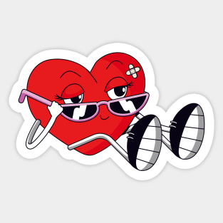 Miss Valentine Sticker